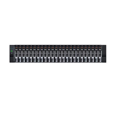 24Bay 2.4TB SAS 12Gbps เซอร์เวอร์เก็บข้อมูลเครือข่าย 10k 8GB RJ45 Base T ISCSI 10Gbps