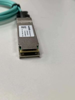 สายไฟฟ้าออปติกแอคทีฟ QDD-400G-A10 ที่เข้ากันได้กับ Mellanox เพื่อส่งข้อมูลความเร็ว