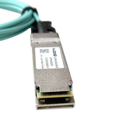 QSFP56 5m สายไฟเบอร์ทํางานสําหรับ Mellanox MFS1S00-H003E MFS1S00-H050E