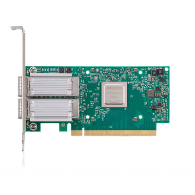 25GbE Dual Port SFP28 PCIe3.0 X8 การ์ดอินเตอร์เฟสเครือข่าย MCX4121A-ACAT