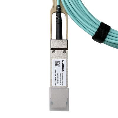 QSFP56 5m สายไฟเบอร์ทํางานสําหรับ Mellanox MFS1S00-H003E MFS1S00-H050E