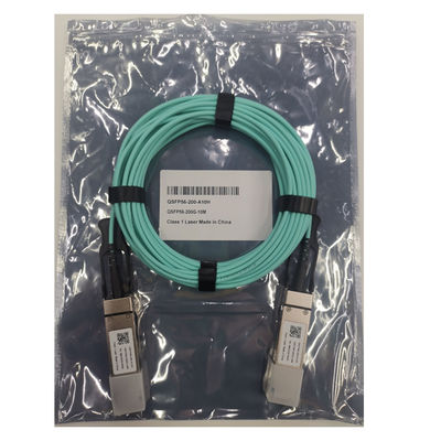 คาเบลไฟเบอร์ทํางาน 200Gb/S สําหรับความเข้ากันของ Mellanox MFS1S00-H010E MFS1S00-H015E