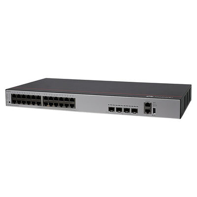 CloudEngine S5735-L24T4X-A1 10/100/1000Mbps เครือข่ายสวิทช์ 4 x 10 สายพาน GE SFP