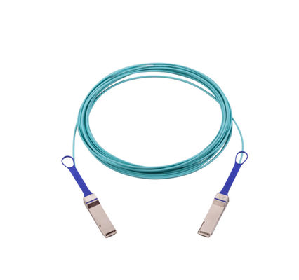 QSFP LSZH Aoc สายไฟฟ้าออปติกแอคทีฟ Mellanox Naddod MFA1A00-E005