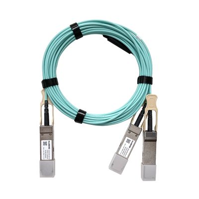 15m 200Gb/S 400Gb/S QSFP-DD IB HDR สายไฟฟ้าออฟติกแอคทีฟ