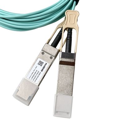 15m 200Gb/S 400Gb/S QSFP-DD IB HDR สายไฟฟ้าออฟติกแอคทีฟ