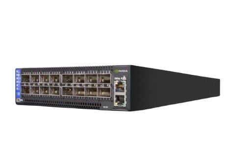 Advanced Mellanox MSN3700-CS2F MSN3700-CS2FC 100GbE 1U สเปคตรัม Onyx Cumulus 32 QSFP28
