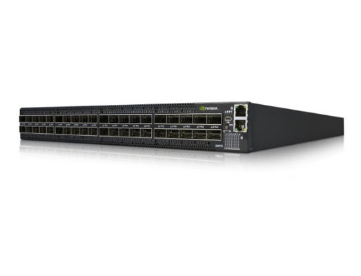 Advanced Mellanox MSN3700-CS2F MSN3700-CS2FC 100GbE 1U สเปคตรัม Onyx Cumulus 32 QSFP28