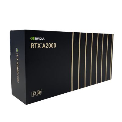 12g 60Mhs GDDR6 GPU Card RTX A2000 การ์ดกราฟฟิกวีดีโอ สําหรับนักเล่นเกม