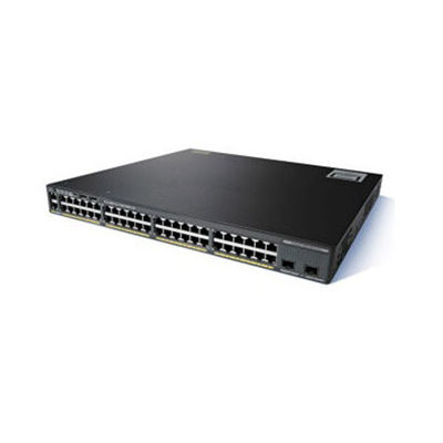 สต็อค 2960X 48 Port กิกะบิต 10G SFP POE Layer 2 เครือข่ายสวิทช์ WS-C2960X-48FPD-L