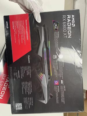การ์ด GPU 256 บิต GDDR6 RX 6800 XT 2NS การ์ดวีดีโอเกม