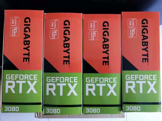 1710Mhz Core Clock GPU Card กิกะไบต์ GeForce RTX 3080 การ์ดวีดีโอเกม