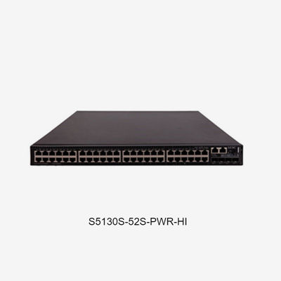 ความพร้อมของสต็อก S5130-EI 24/32/48 Port Poe อีเทอร์เน็ต เครือข่ายing สวิตช์ สําหรับเครือข่าย