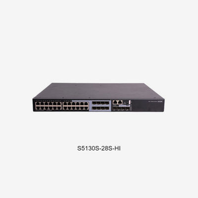 S5130S-28S-HI อีเทอร์เน็ต สวิตช์ ด้วย MTBF ปี 174.61 และความสามารถในการส่งต่อ 96Mpps