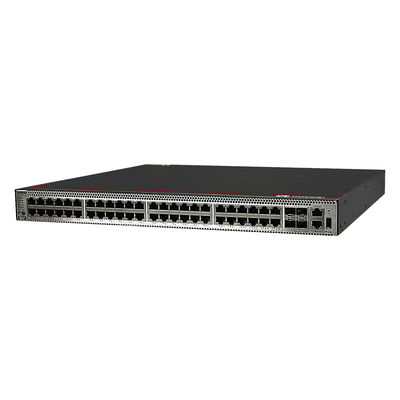 1U MPLS VXLAN สวิตช์ S5731-H48T4XC พร้อมชัสซี่สีดําและ GE/10GE Uplink Port WLAN AC