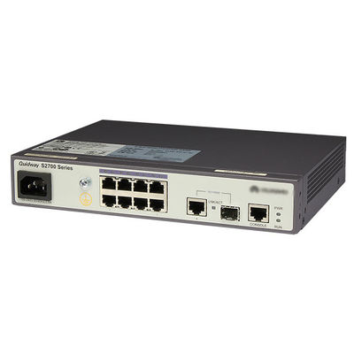 S2700-9TP-SI-AC 8 Port อีเทอร์เน็ต 10/100 เครือข่ายสวิทช์ ความจุในการสวิทช์ 32 Gbit/s